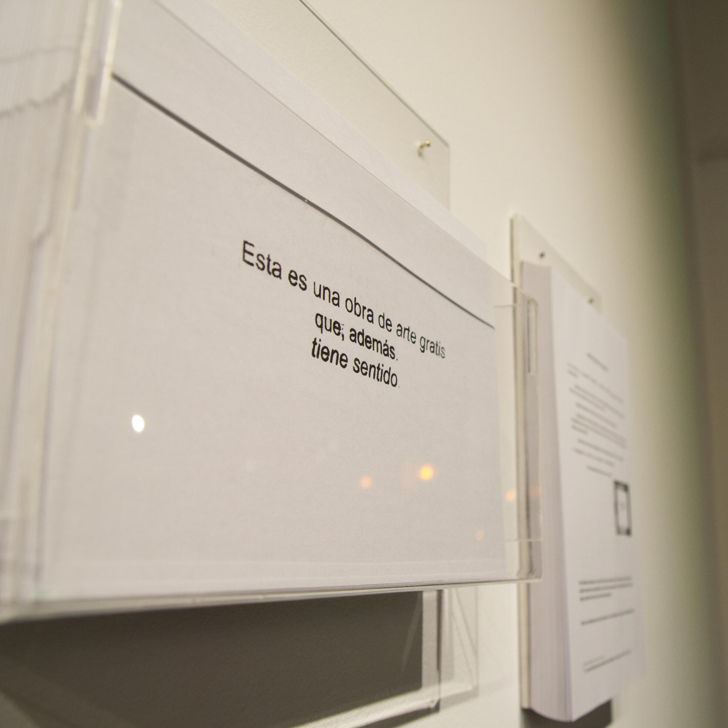 "Untitled", silkscreen and photocopy installation by Lole Remón, 2016